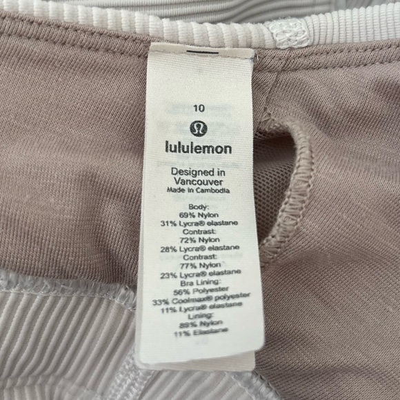 Lululemon Energy Longline Ribbed Sports Bra with a Criss Cross Strappy Back - Picture 6 of 6